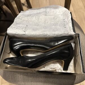 Women's Black Deliso Heels Size 11 Made Is USA